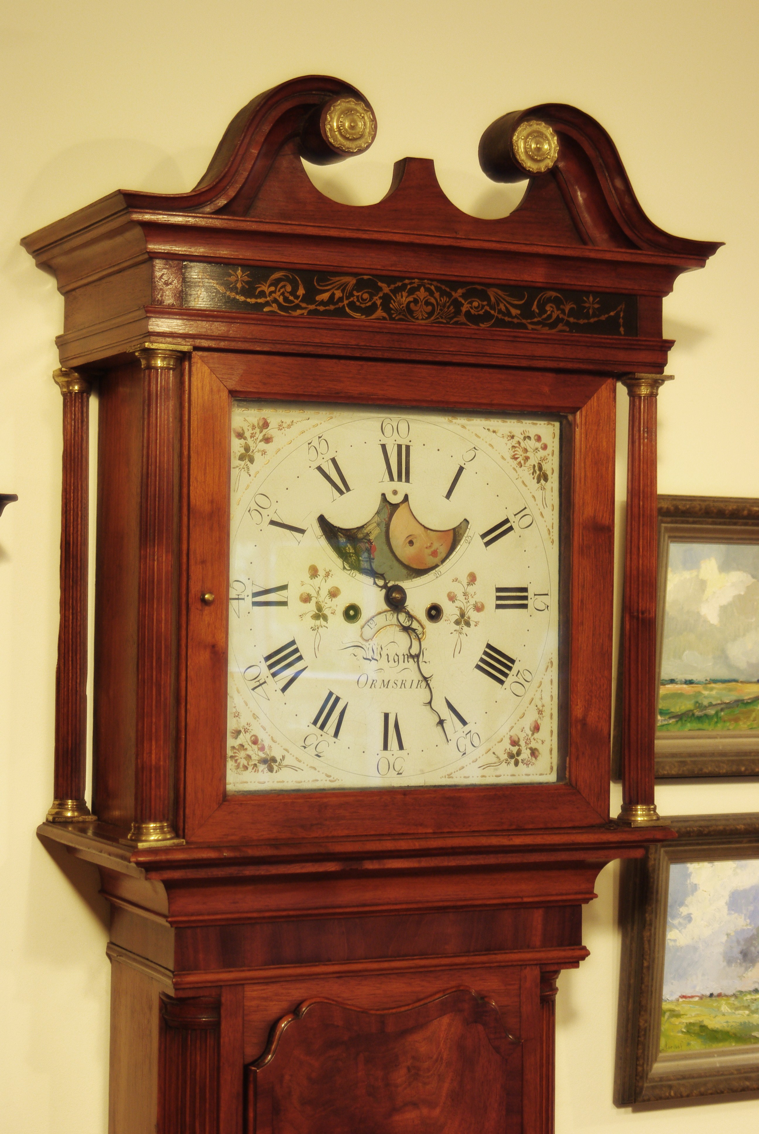 Höderath : Antike englische Uhren : Standuhren : D. Prestidge, Eden 1